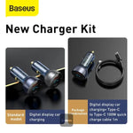 Baseus Particular 65W Digital Display Dual Port Fast Car Charger - view 6