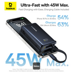 Baseus Picogo 45W 10000mAh Built-in Cable Power Bank - view 8
