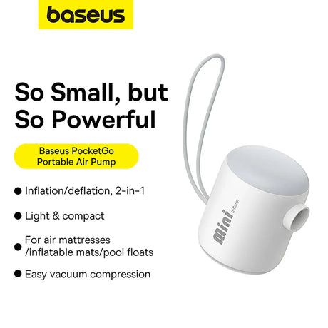 Baseus PocketGo Portable Air Compressor
