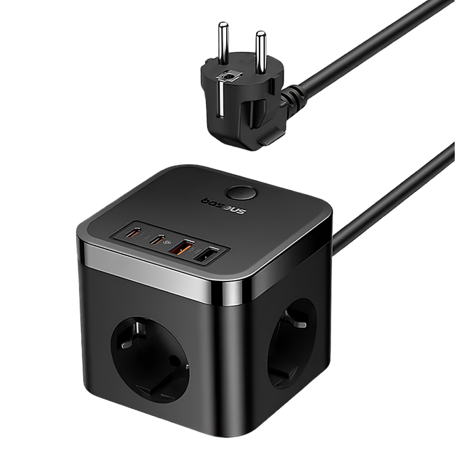 Baseus Powercombo Cube Powerstrip 3AC+2U+2C 30W