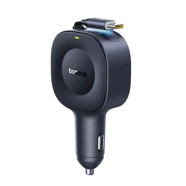 Baseus PrimeTrip VR2 30W Dual USB-C Retractable Car Charger