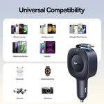 Baseus PrimeTrip VR2 30W Dual USB-C Retractable Car Charger - view 7