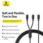 Baseus Pudding Series 100W Type-C to Type-C Fast Charging Cable - view 7