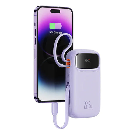 Baseus QPow2 Dual-Cable Fast Charge Power Bank 10000mAh 22.5W - Price in Pakistan - Official Warranty