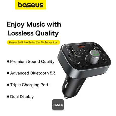 Baseus S-09 Pro Car FM Transmitter