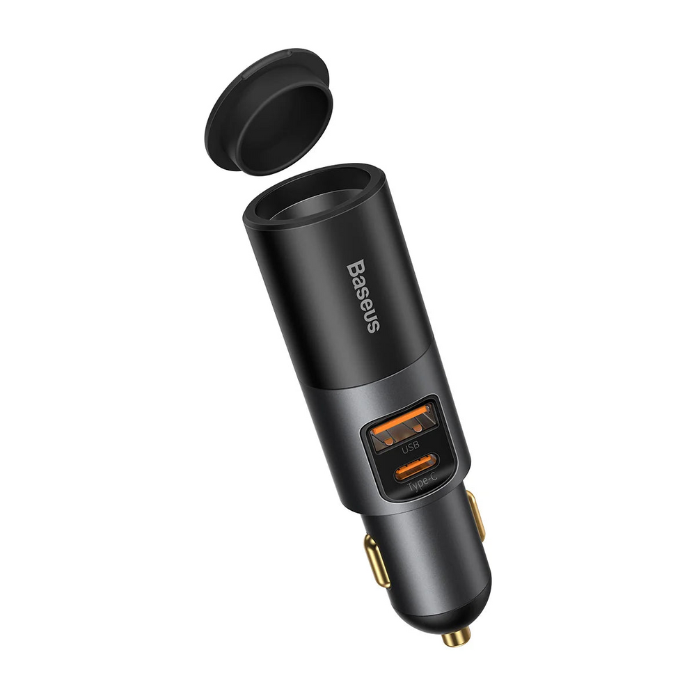 Baseus Share Together 120W Fast Charge Car Charger with Cigarette Lighter Port
