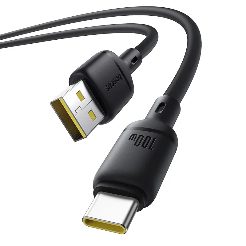 Baseus Silky Series USB to Type-C 100W Fast Charging Data Cable
