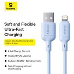 Baseus Silky Series Fast Charging Cable USB-A to iP - view 6