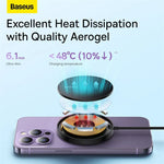 Baseus Simple Mini3 Magnetic Wireless Charger 15W - view 5