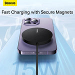 Baseus Simple Mini3 Magnetic Wireless Charger 15W - view 4