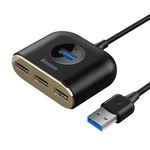 Baseus Square Round 4-in-1 USB-C Hub (1x USB 3.0, 3x USB 2.0) 1m