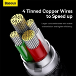 Baseus StarSpeed 3-in-1 Fast Charging Data Cable (USB-A to Micro/Lightning/USB-C)