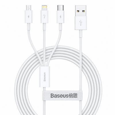 Baseus Superior Series 3-in-1 Fast Charging Data Cable