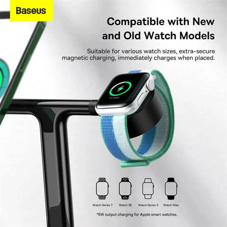 Baseus Swan 3-in-1 Magnetic Wireless Charging Stand 20W