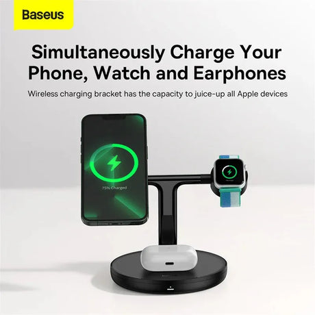 Baseus Swan 3-in-1 Magnetic Wireless Charging Stand 20W