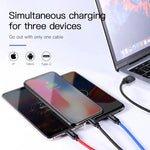 Baseus Three Primary Colors Series 3-in-1 Universal Charging Cable - view 6