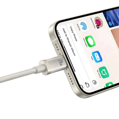Baseus Titanium Alloy USB-C to Lightning Fast Charging Cable 20W - Price in Pakistan - Official Warranty