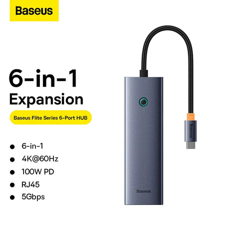 Baseus UltraJoy Series 6-Port HUB AIR USB-C Hub