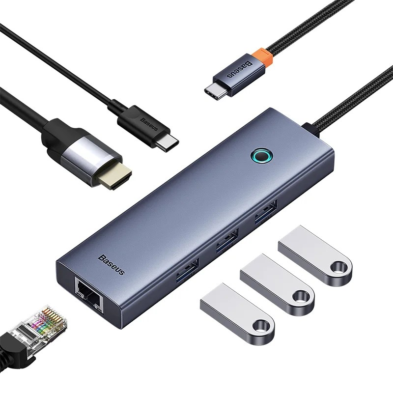 Baseus UltraJoy Series 6-Port HUB AIR USB-C Hub