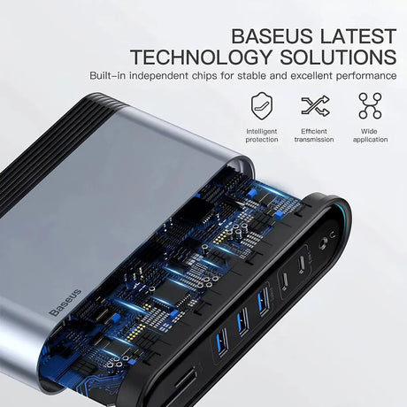 Baseus Working Station 16-in-1 USB-C Hub Docking Station - Price in Pakistan - Official Warranty