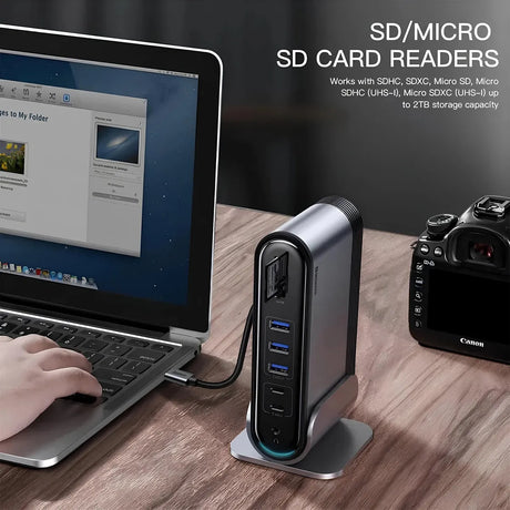 Baseus Working Station 16-in-1 USB-C Hub Docking Station - Price in Pakistan - Official Warranty