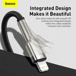 Baseus Cafule Metal 20W USB-C to Lightning PD Fast Charging Cable