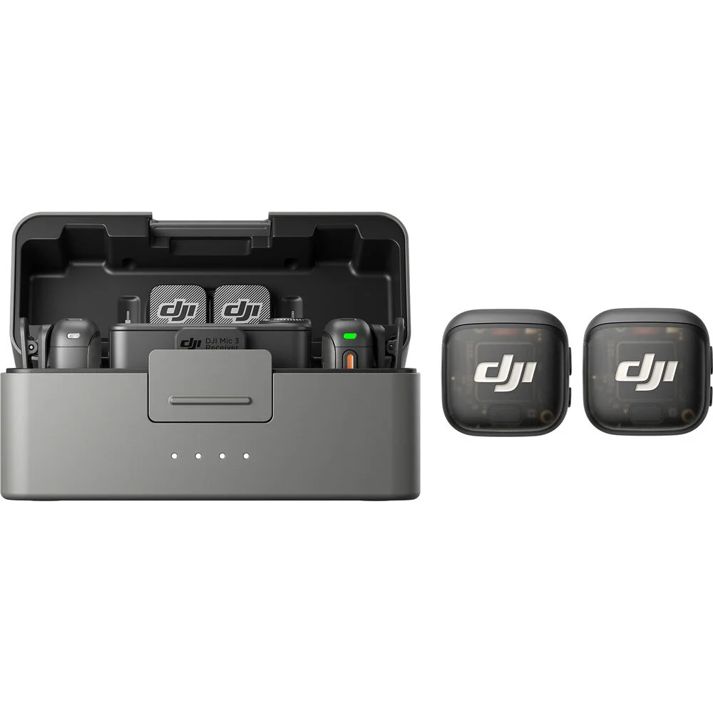 DJI Mic 3 (2 TX + 1 RX + Case) – 32-bit Float Wireless Mic System