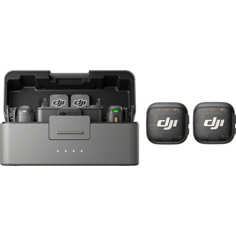 DJI Mic 3 (2 TX + 1 RX + Case) – 32-bit Float Wireless Mic System