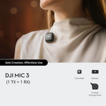 DJI Mic 3 Single ( 1TX + 1RX with Charging Case )