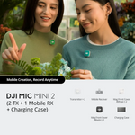 Dji Mic Mini 2 – 2 TX + 1 Mobile RX + Charging Case