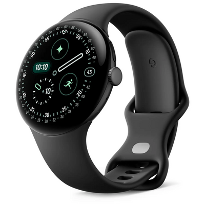 Google Pixel Watch 4 Wifi 45mm Obisdian Band with Matte Black Case