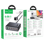 Hoco C152 Modern PD70W 6-Port Charging Station US Plug