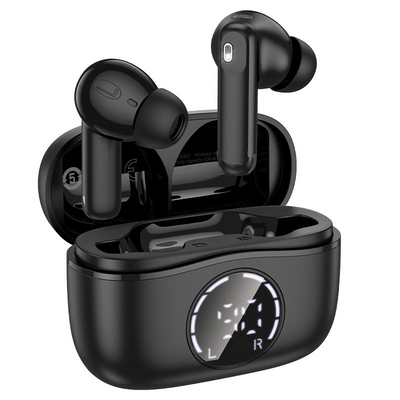 HOCO EQ22 Singer True Wireless ANC+ENC Noise Reduction Wireless BT Earbuds – Midnight Black