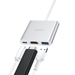 HOCO HB14 Type-C to USB 3.0,HDMI,Type-C 2.0 PD Adapter