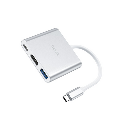 HOCO HB14 Type-C to USB 3.0,HDMI,Type-C 2.0 PD Adapter