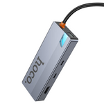 HOCO HB52 Wow 8-in-1 Type-C Multifunction Hub with 4K HDMI, LAN & USB 3.0