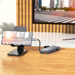 HOCO HB52 Wow 8-in-1 Type-C Multifunction Hub with 4K HDMI, LAN & USB 3.0