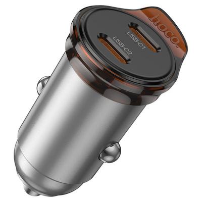 HOCO NZ16B Rigorous 45W Dual Type-C PD Car Charger