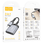 HOCO UA25 Card Reader Type-C to SD + TF