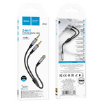 HOCO UPA21 2-in-1 3.5mm Headset Audio Adapter Female to Dual Male