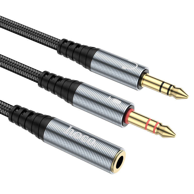 HOCO UPA21 2-in-1 3.5mm Headset Audio Adapter Female to Dual Male