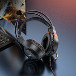 Hoco W106 Tiger Wired Gaming Headset with Mic – Black – product view 6