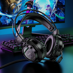 Hoco W110 Resource RGB Gaming Headset 3.5mm + USB 7.1 with Microphone