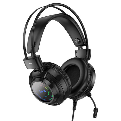 Hoco W110 Resource RGB Gaming Headset 3.5mm + USB 7.1 with Microphone