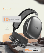 HOCO W55 Pleasing Wireless Bluetooth Over-Ear Stereo Headphones – product view 5