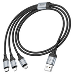 Hoco X102 Fresh 3-in-1 Fast Charging Cable USB to iP / Micro / Type-C