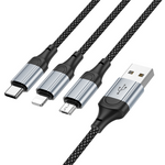 Hoco X102 Fresh 3-in-1 Fast Charging Cable USB to iP / Micro / Type-C