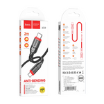 Hoco X59 Victory 60W Type-C to Type-C 3A Fast Charging Data Cable - 2M