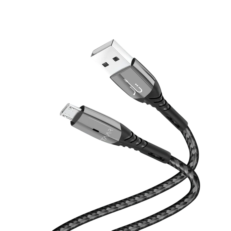 Taar Power Link USB A to Micro USB ( 3.3 ft, Nylon Braided)