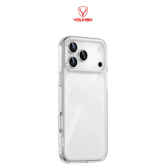 Youksh iPhone 17 Pro Max Acrylic Clear Case